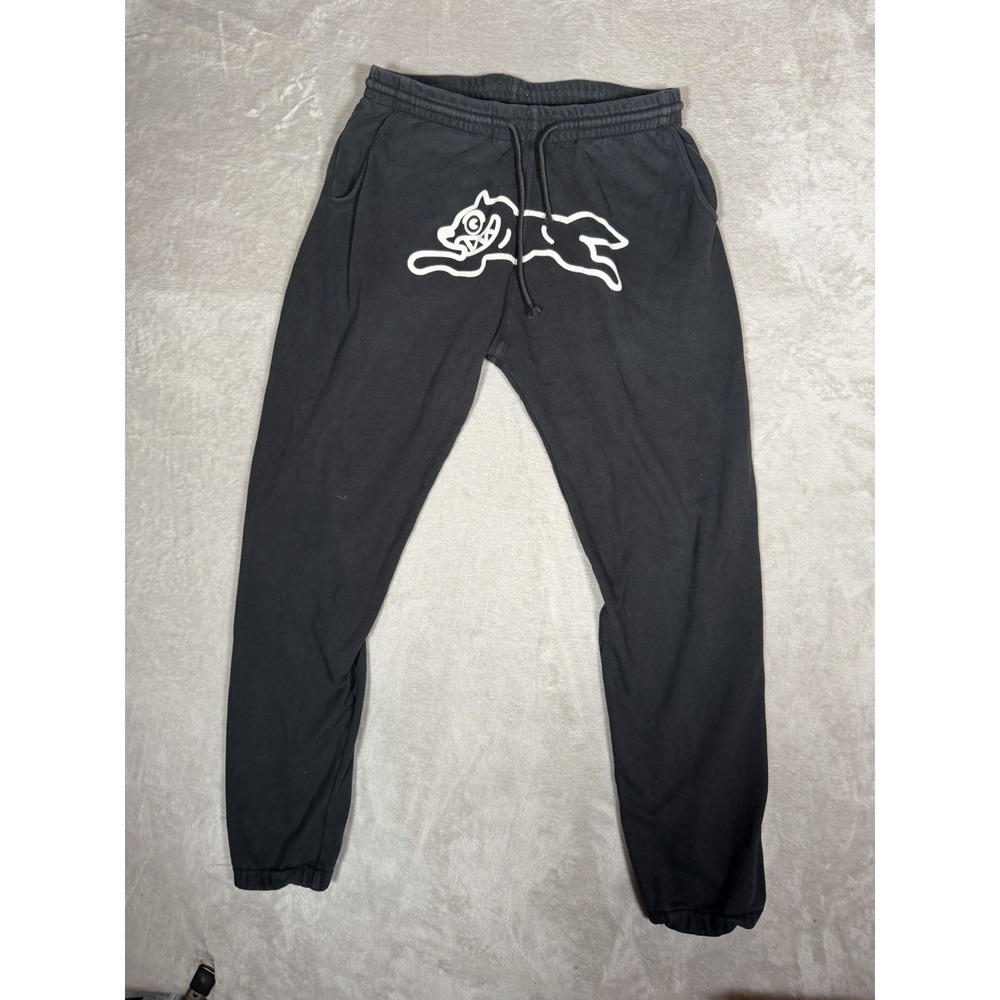 ICECREAM Running Dog Sweatpants Mens L Black BBC Joggers Pharrell Streetwear
